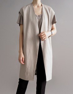 Loe linen vest - 3c