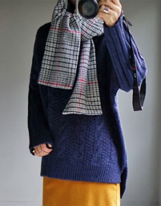 Warner Check Padding muffler -2c