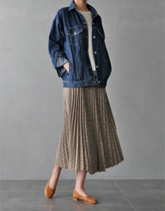 DK Check Pleats Skirt - 2c