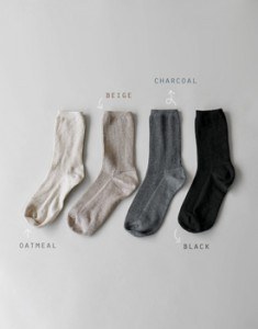 Long Leg Corrugated Socks - 4c