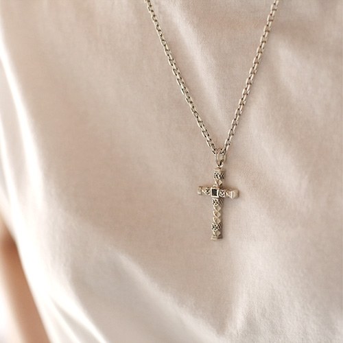 Forte Silver cross Necklace