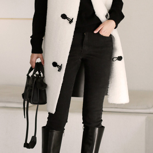 Slim Fit Black Denim