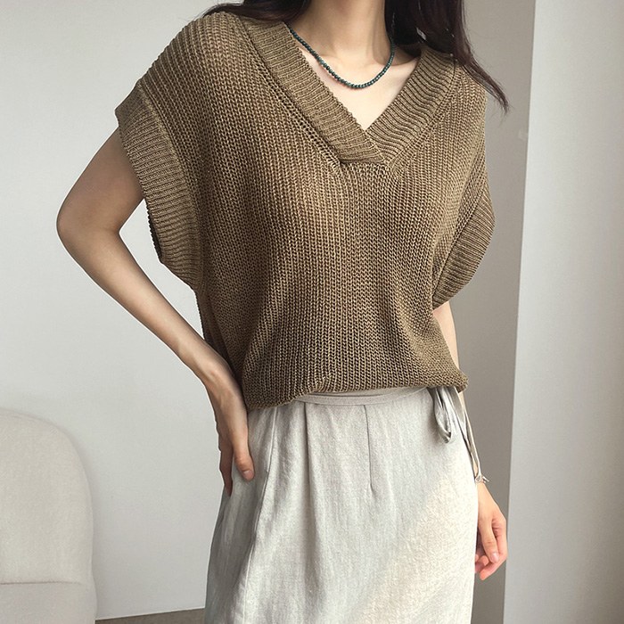 Frank Vneckline Knit