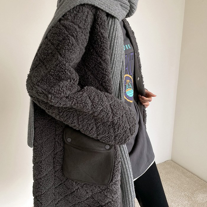 Boucle Medium Long Coat