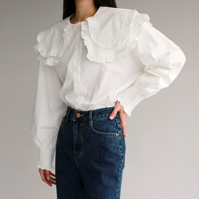 Double Sailor Collar Blouse