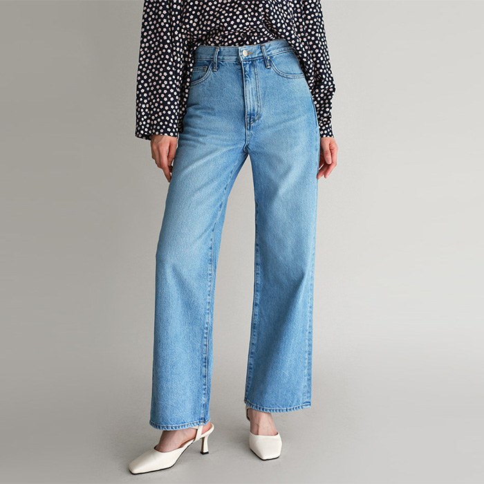 Like Wide Denim Pants