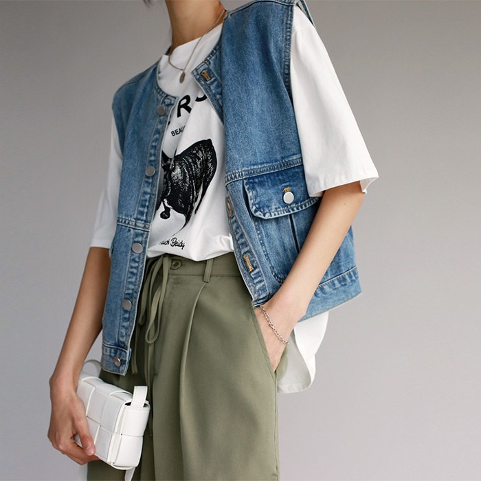 Nicolle Denim Vest
