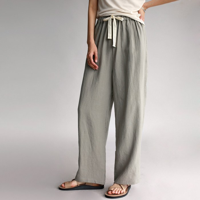 Rezen linen wide pants