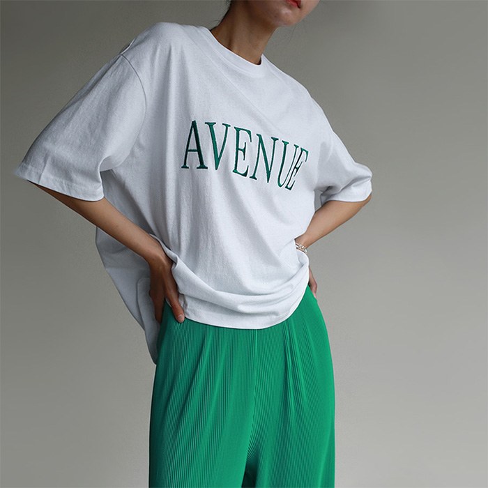 Avenue Embroidery Half Tee