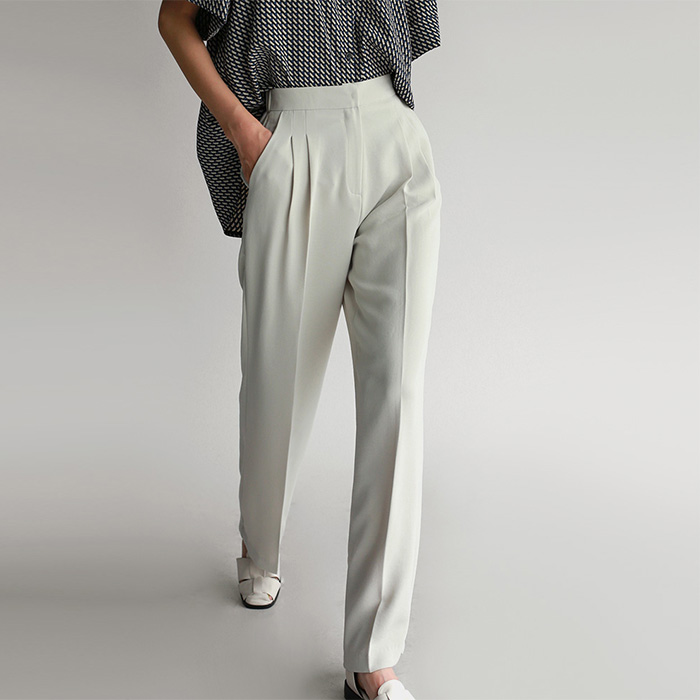 Double Pintuck Summer Slacks