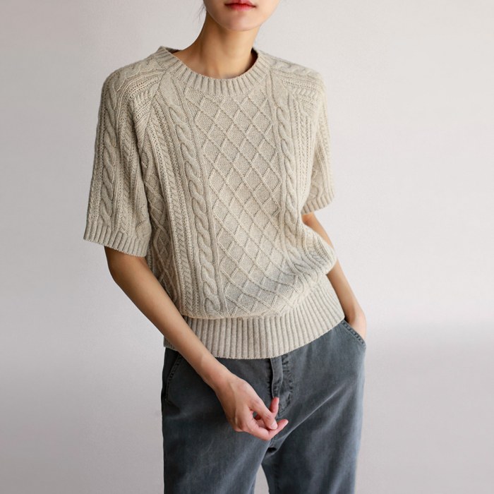 Renee Half-Sleeve Knit Top