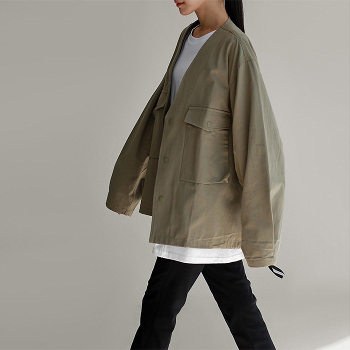 Vneck Overfit Jumper