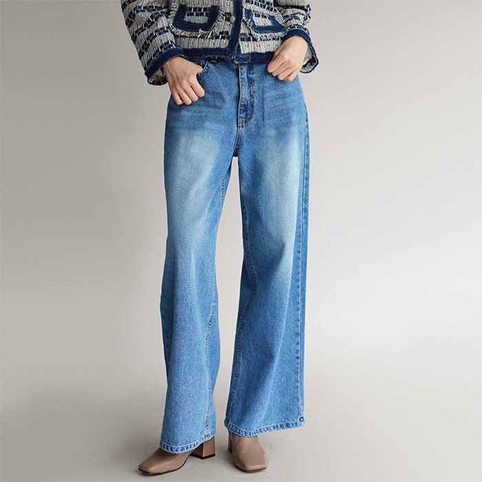 Normal Wide Leg Denim Pants