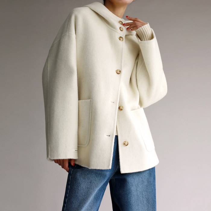 Hoodie Handmade Half Coat