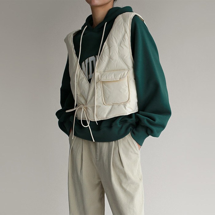 Crop Quilting Vest