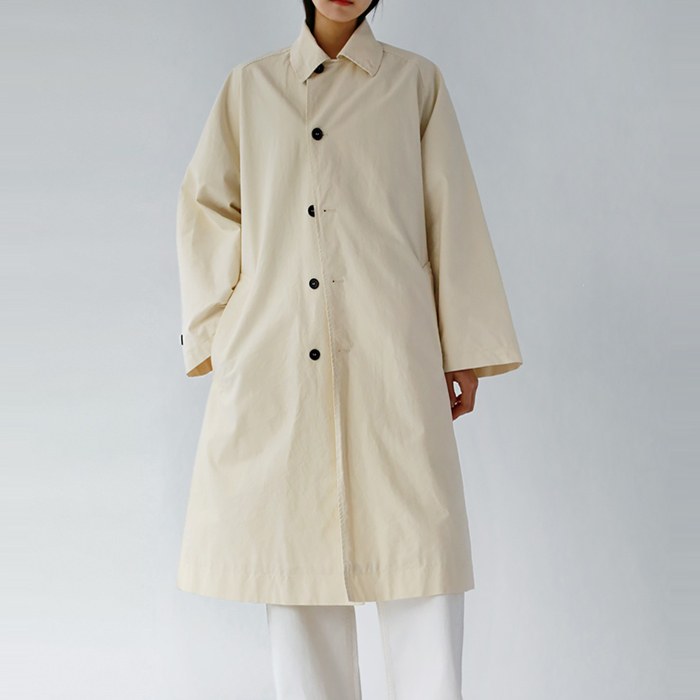 Cotton lining trench coat