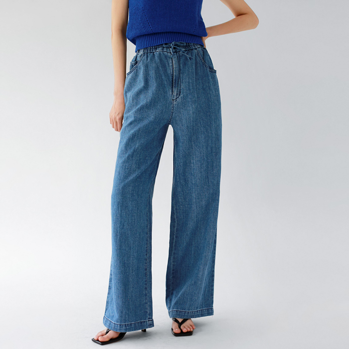String Summer Wide Denim