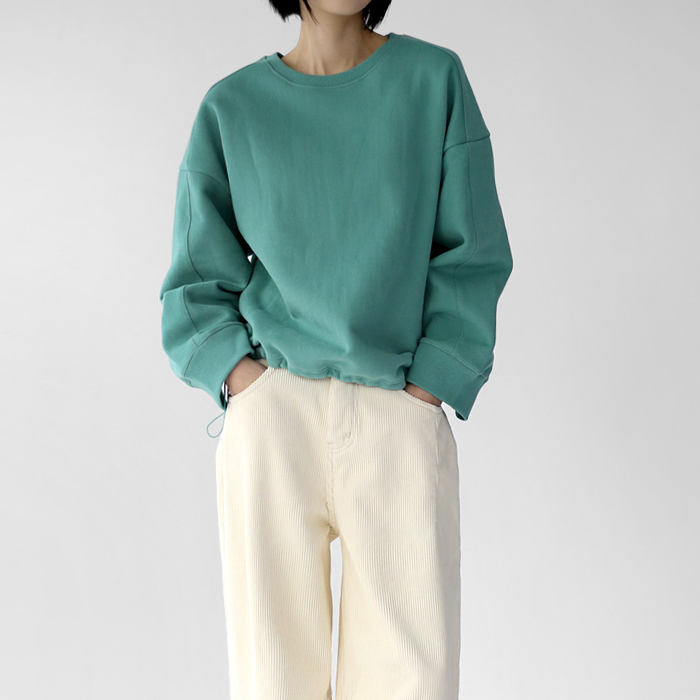 String fleece man-to-man