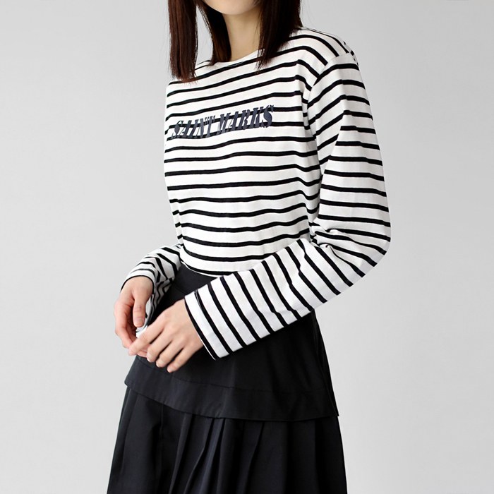 Mark Stripe Tee