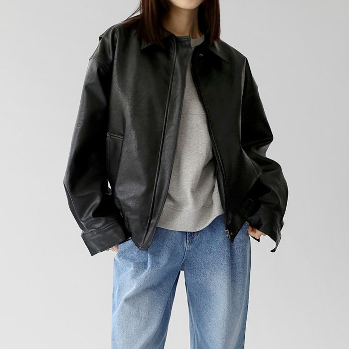 Ad leather jacket