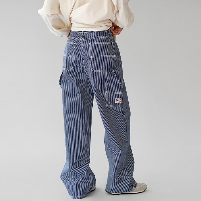 Stripe cargo pants