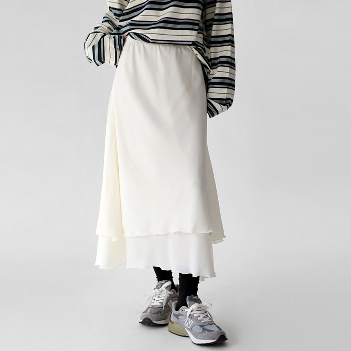 Unbalance layer skirt