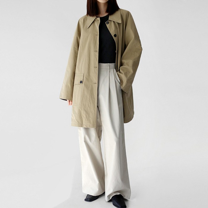 Double-sided trench coat