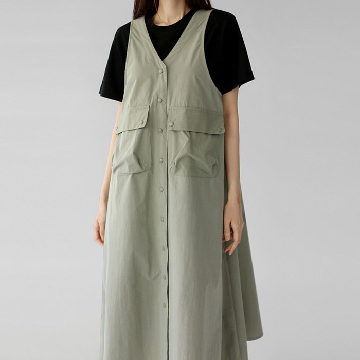 Solid Pocket One Piece