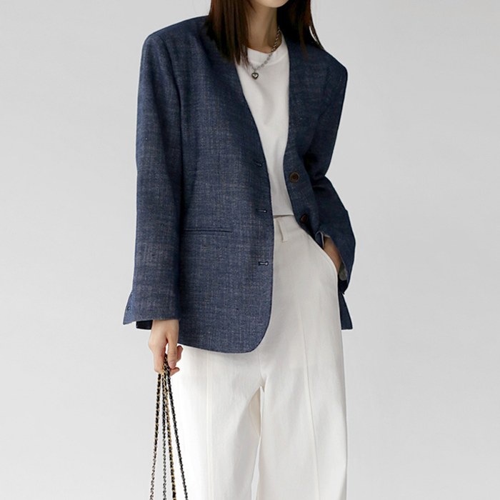 Colorless Linen Jacket