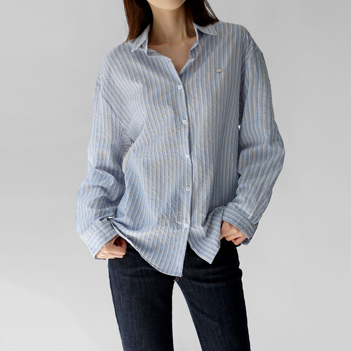 Week Stripe Long Shirt