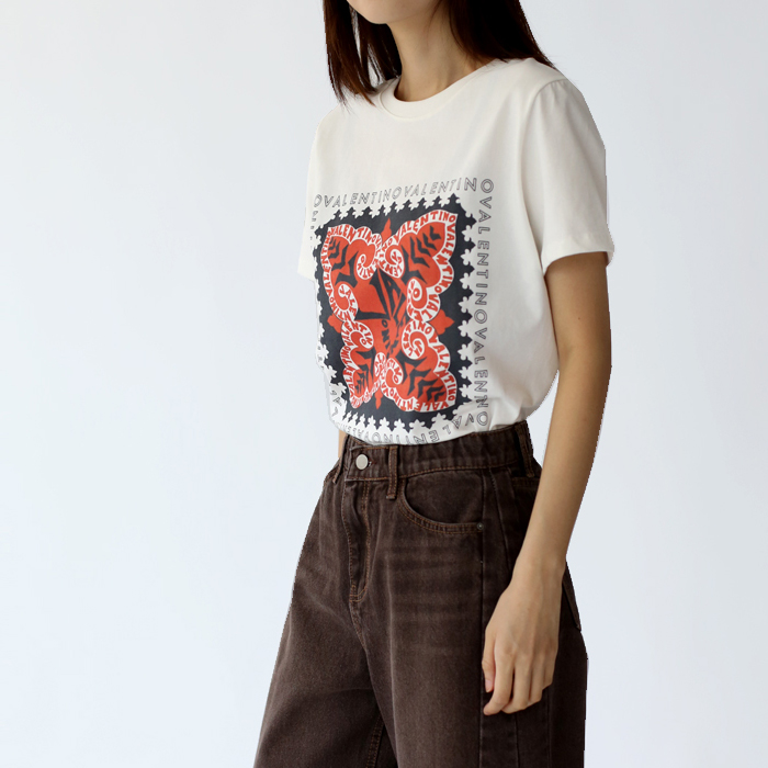Antique half-sleeve tee