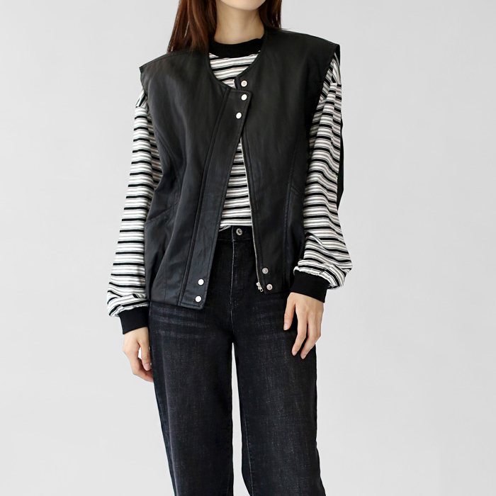 Colin Vegan Leather Vest