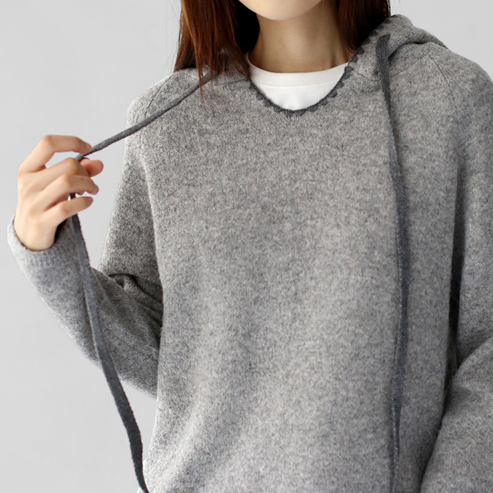 Isabel Hooded Knit Top