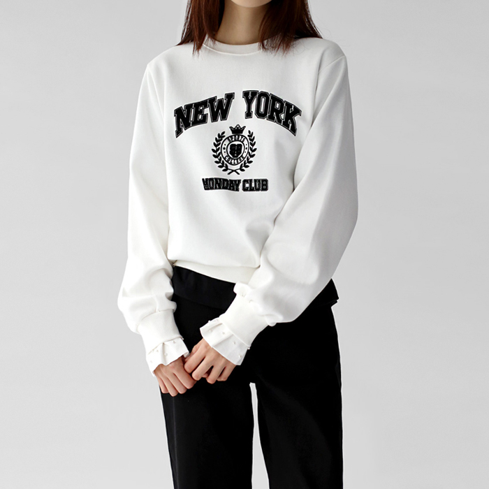 【秋冬新品 5% Off】袖子珍珠运动服