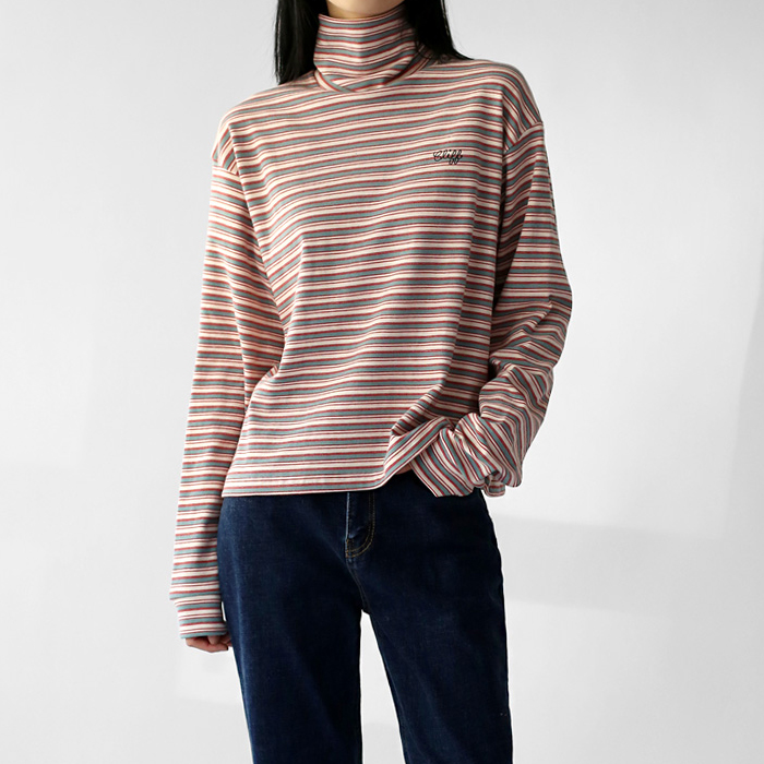 【秋冬新品 5% 折扣】字母条纹高帮鞋