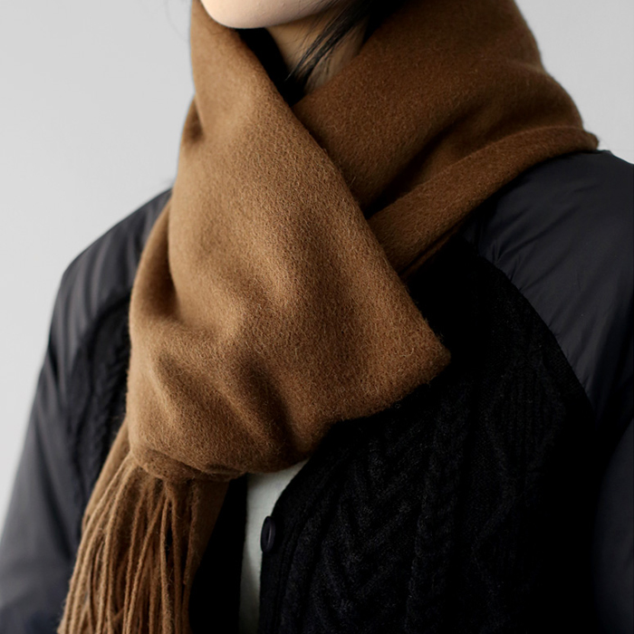 【秋冬新品 5% 折扣】100% 真丝羊毛围巾