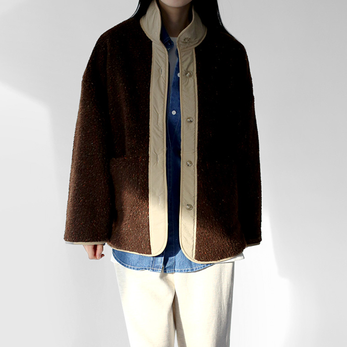 【秋冬新品 5% 折扣】Dumble 双面半截套头衫