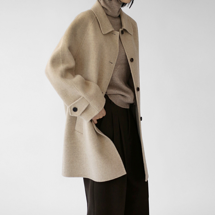 【秋冬新品 5% 折扣】Alec 手工半截外套