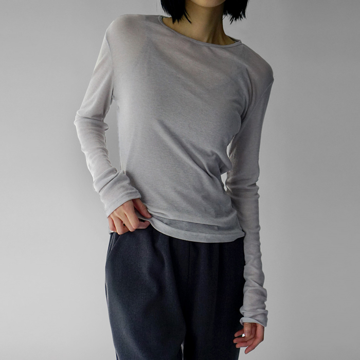Wool Tencel basic tee