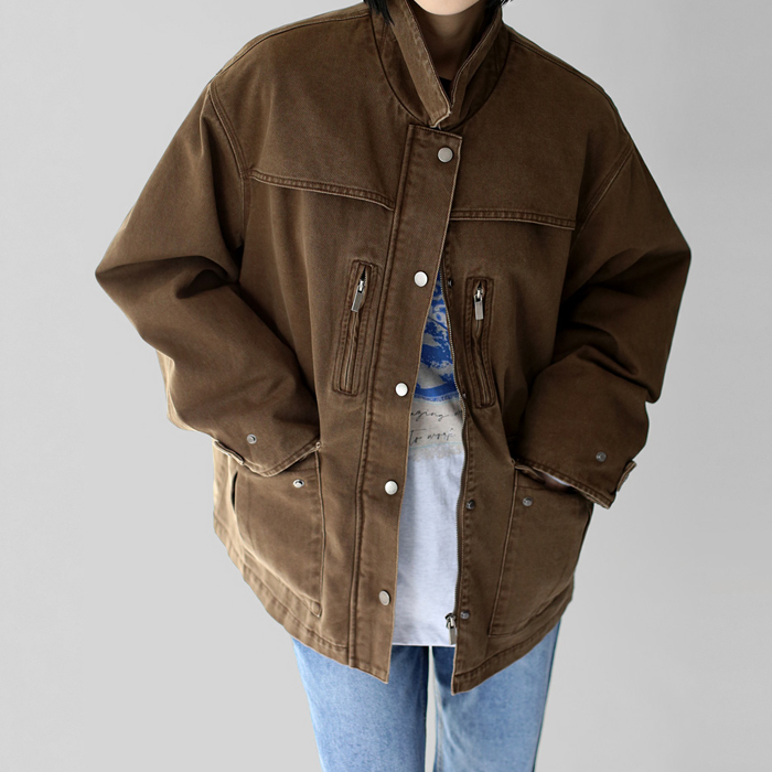 【新品7折优惠 - 截止至12日上午11点】复古水洗工装夹克