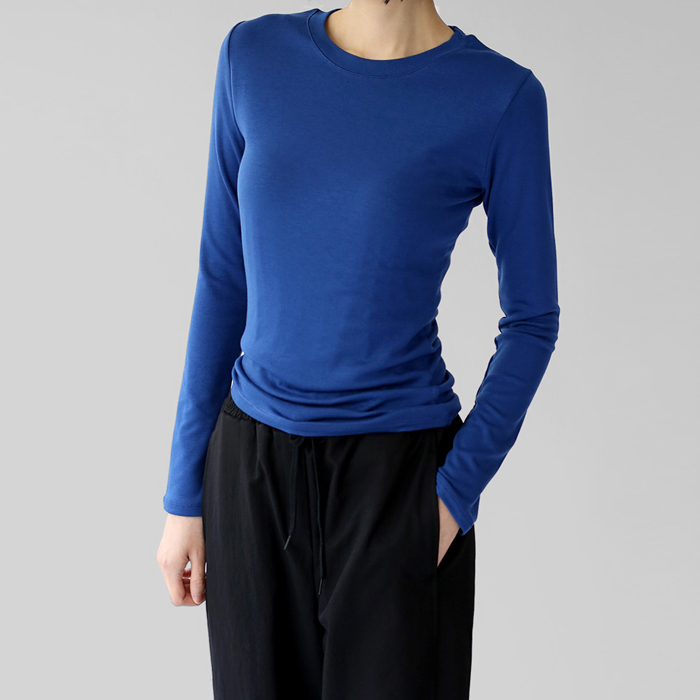 【新品7折-14日上午11点为止】修身圆领T恤