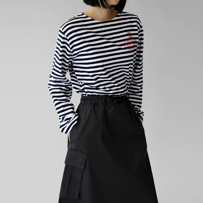 【新品7折优惠 - 截止至20日上午11点】条纹字母茶