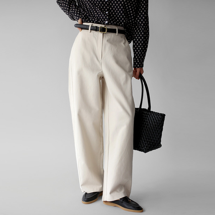 【新品7折 - 截止至30日上午11点】平头阔腿裤