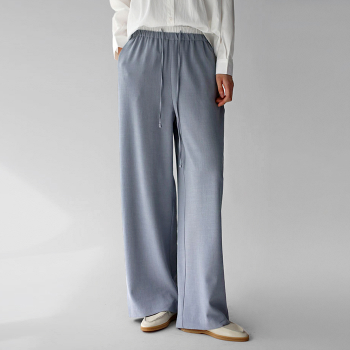 【新品上市 7% 折扣 - 截止至 10 号上午 11 点】撞色腰宽裤