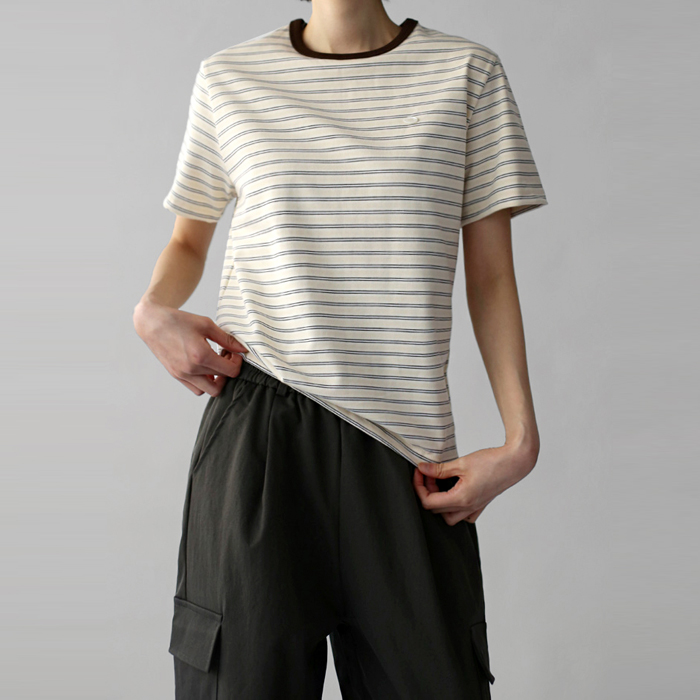 【新品7%折扣 - 截止至15日上午11点】Zenith条纹短袖T恤