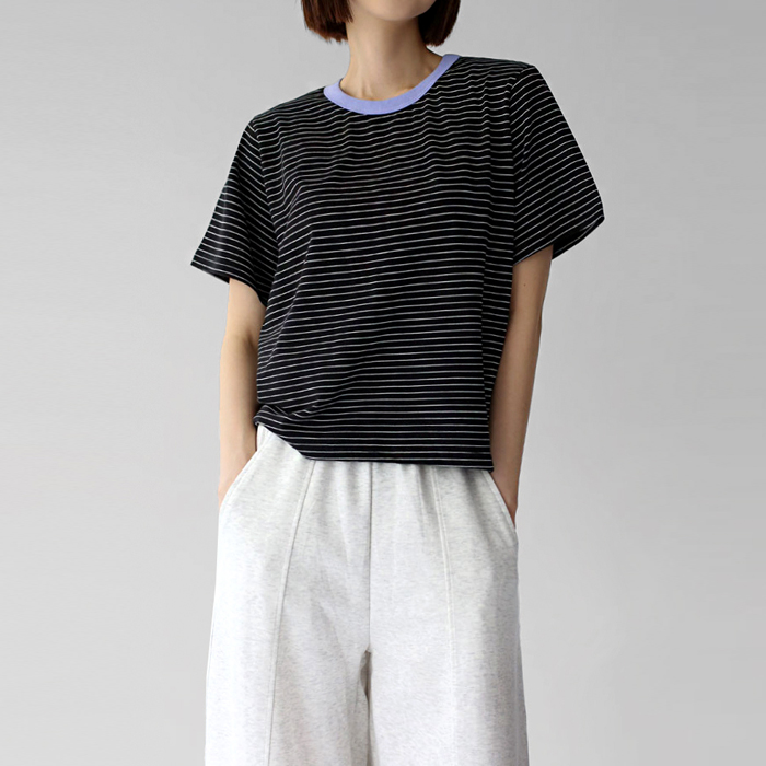 Nicole striped tee