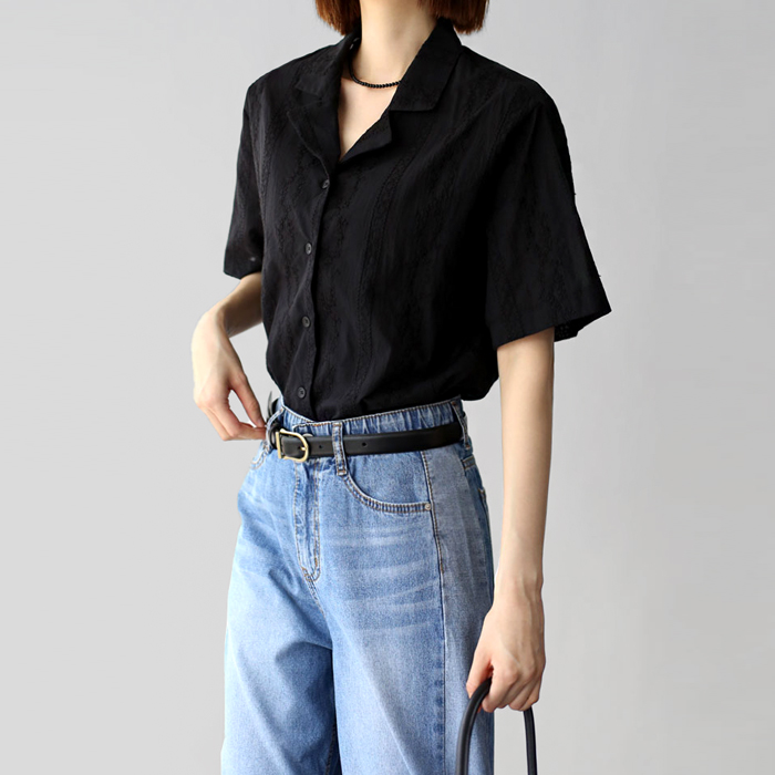 【新品7%折扣 - 截止至4日上午11点】莱托蕾丝衬衫