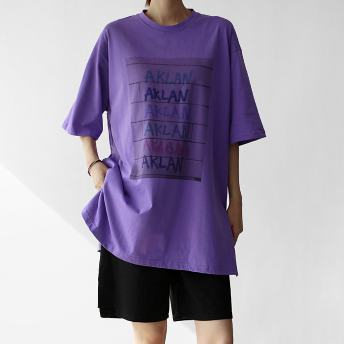 【新品7%折扣 - 截止至3号上午11点】阿克兰开衩T恤