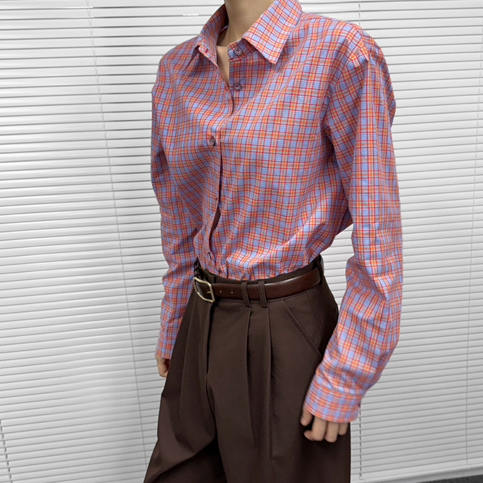 【新品7折 - 截止至7日上午11点】Aren格纹衬衫