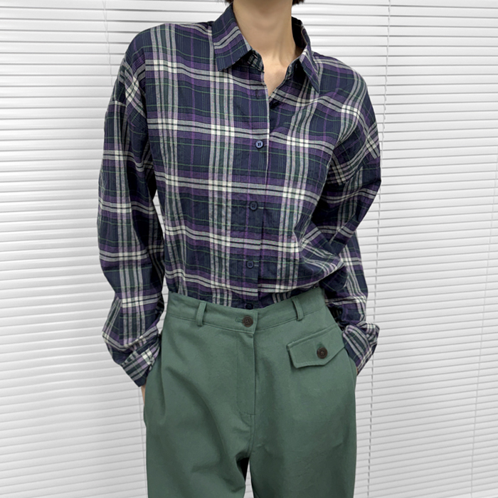 【新品7%折扣 - 截止至11日上午11点】佳能格纹衬衫